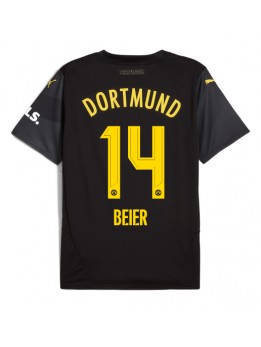 Borussia Dortmund Maximilian Beier #14 Replika Borta Kläder 2024-25 Kortärmad